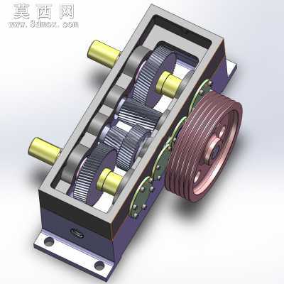 动力分配箱 3D模型