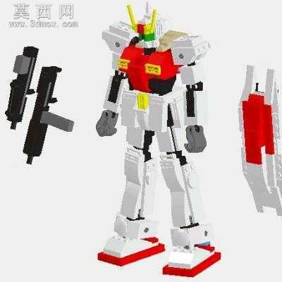 玩具机器人 3D模型设计,