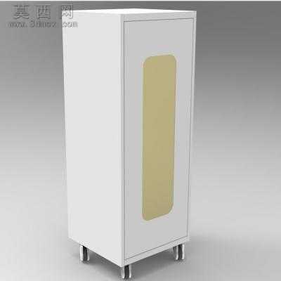 药品柜边柜 3D模型