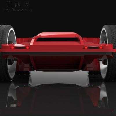 赛车 3D模型中望3D设计,Z3