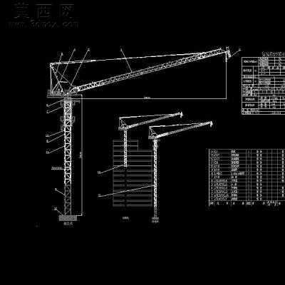 JTL4015 塔机 CAD图纸