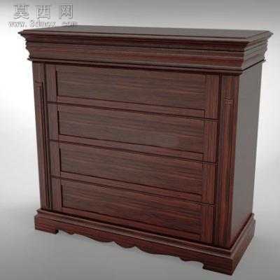 抽屉柜 3D模型