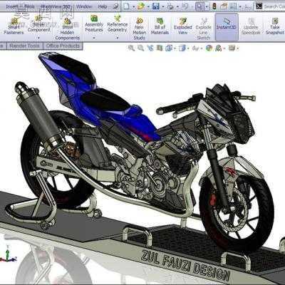 ��ľĦ�г�suzuki Satria F150 3Dģ��