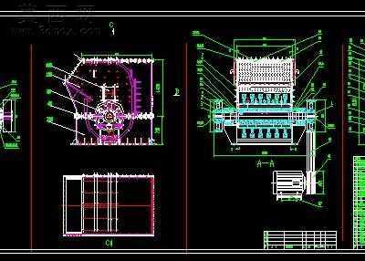 PCF1420.00反击锤式破碎机拆分套图 CAD图纸
