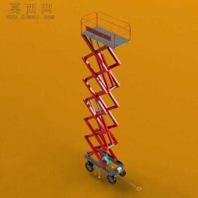�����ƶ�ʽҺѹ����̨ 3Dģ��