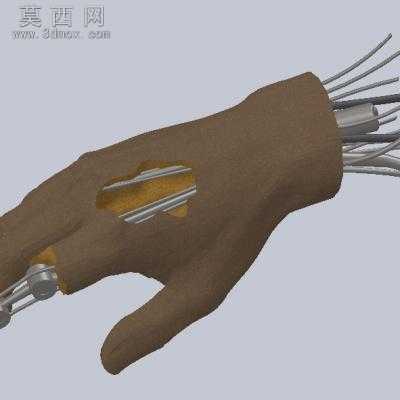 机器人手仿真人手 3D模型