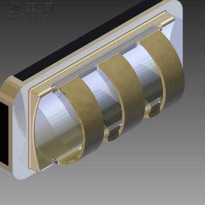 腕式电脑手机壳 3D模型中望3D设计,Z3