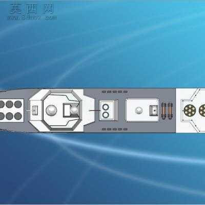 巡航母舰 3D模型
