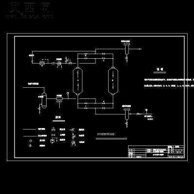 CNG加气站网架设计施工图 CAD图纸