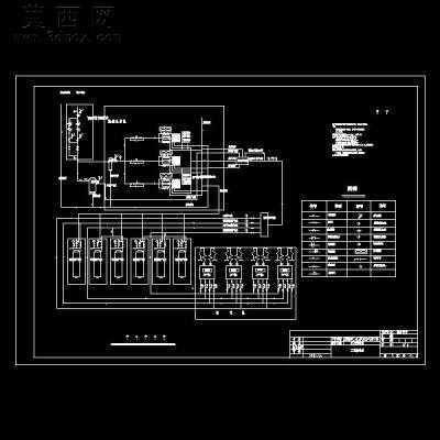 CNG加气站网架设计施工图 CAD图纸