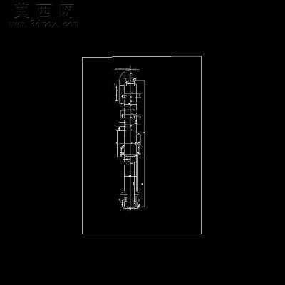 板式精馏塔外形图 CAD图纸
