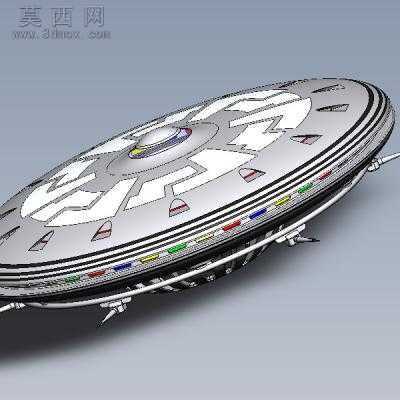 UFO不明飞行物 3D模型
