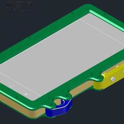 小米3手机男人专用外壳 3D模型