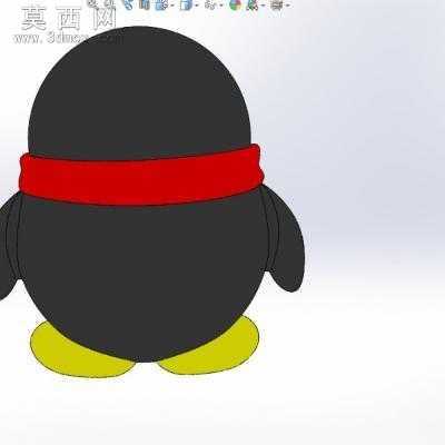 QQ企鹅 3D模型