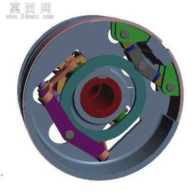 带式离合器 3D模型