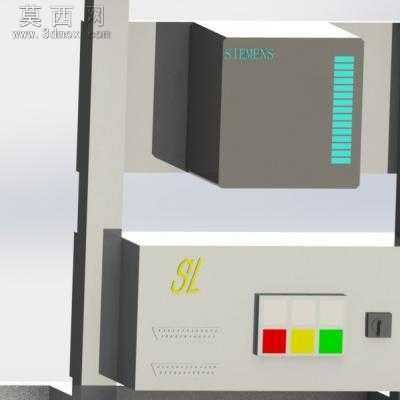 零件加工流水线零件分类工位 3D模型