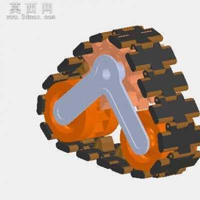 碾轮 3D模型