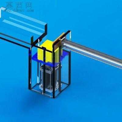 升降推送系统 3D模型