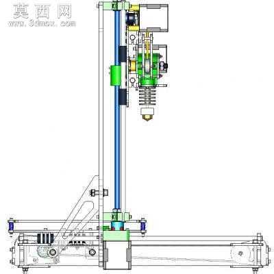 3D打印机-拉各斯 i3.2 LASERCUT 3D模型
