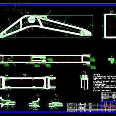 20T�Ĵ��ھ������װ�����ͼ�����˵���� CADͼֽ