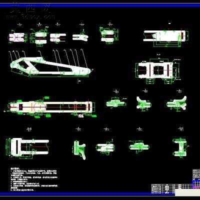 20T�Ĵ��ھ������װ�����ͼ�����˵���� CADͼֽ