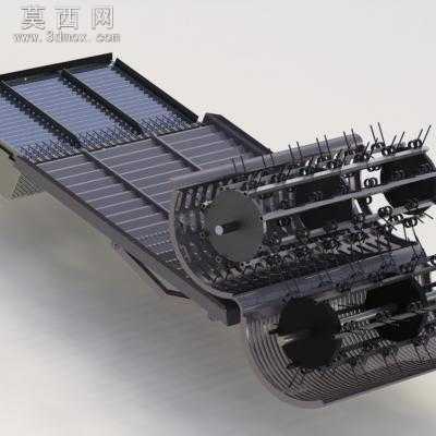 花生联合收割机 3D模型