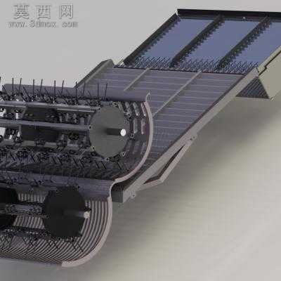 花生联合收割机 3D模型