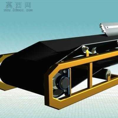 倾斜皮带运输机 3D模型