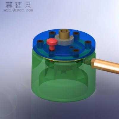 钻模板 3D模型