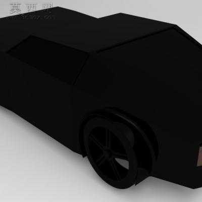 蝙蝠车 3D模型中望3D设计,Z3