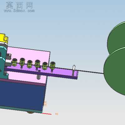 自动切扎带机 3D模型