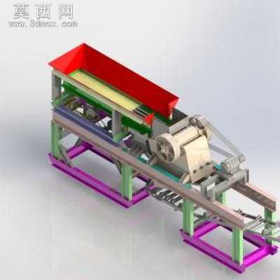 移动式破碎机 3D模型