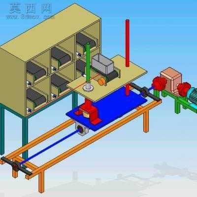 自动存储和检索系统 3D模型