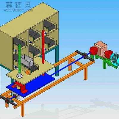 自动存储和检索系统 3D模型