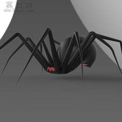 黑蜘蛛 3D模型