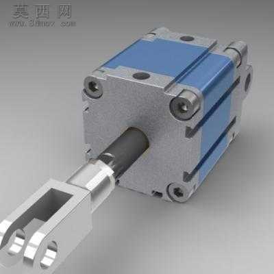 pneumatic气缸 3D模型