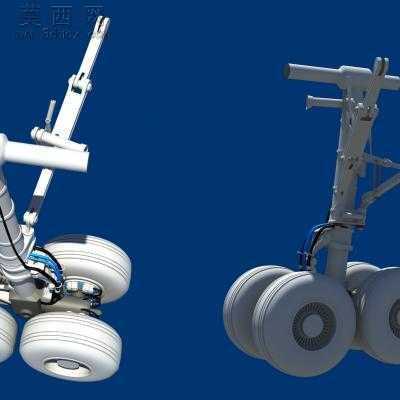 波音787飞机起落架 3D模型Maya设计,fbx