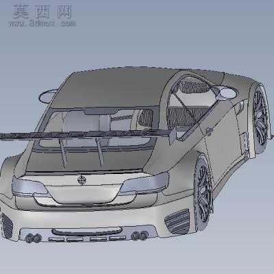 宝马BMW M3 GTR赛车 3D模型