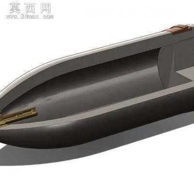 英制9.2英寸高爆榴弹 3D模型