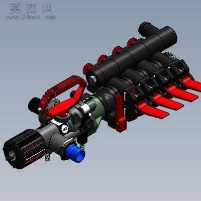 卡拉布雷托发动机 3D模型