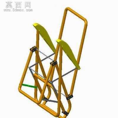 可折叠的躺椅 3D模型