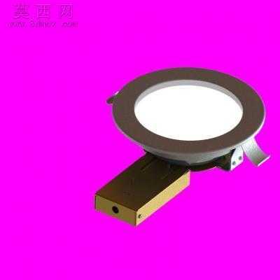 LEDǶ��ʽͲ�ƺ�������� 3Dģ��