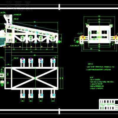 SHW10-1.25-H新型锅炉总图 CAD图纸