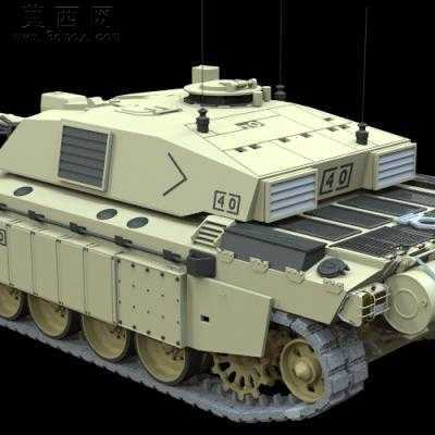 Challenger2��վ̹�� 3Dģ��