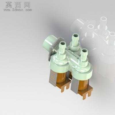 三通阀 3D模型