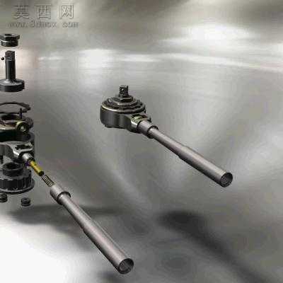 管钳子 3D模型