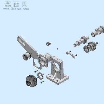 轴承座 3D模型