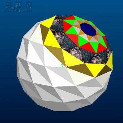 网纹球 3D模型