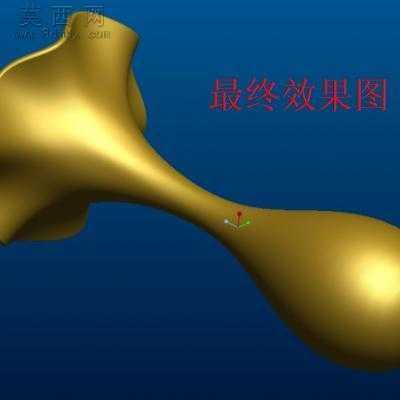 解决一个尾部起皱的实例 3D模型