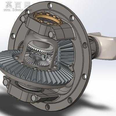 齿轮差速器 3D模型